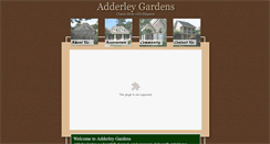 Desktop Screenshot of adderleygardens.com